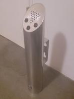 Stijlvolle RVS Staande Asbak, Gebruikt, 40 liter of meer, Ophalen of Verzenden, Rvs