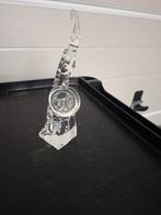 Vintage Kristallen Trompet - 20x5cm, Gebruikt, Wit, Ophalen of Verzenden, Glas