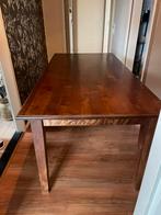 Houten eet tafel amsterdam, Huis en Inrichting, Tafels | Eettafels, Gebruikt, Vijf personen of meer, 150 tot 200 cm, Rechthoekig