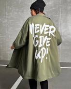 Jas Jack 54 56 58 groen groene zomerjas tussenjas, Kleding | Dames, Grote Maten, Verzenden, Nieuw, Groen, Jas of Mantel