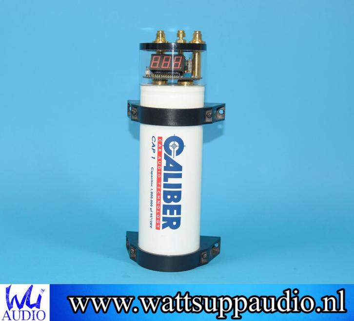 Caliber CAP 1 Condensator / 1 Farad Powercap, Auto diversen, Autospeakers, Gebruikt, Ophalen of Verzenden