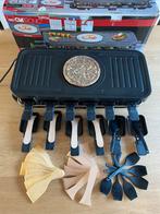 Gourmet | Raclette | Hot stone 2-in-1 stel | 12 personen, Witgoed en Apparatuur, Gourmetstellen, Gebruikt, Ophalen of Verzenden