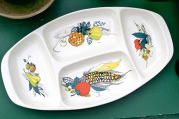  Vegan Veggie schaal Villeroy en Boch Luxemburg Jaren 60