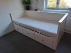 ikea Hemnes bedbank. Incl 1x matras., Ophalen, Wit, Tweepersoons, 200 cm