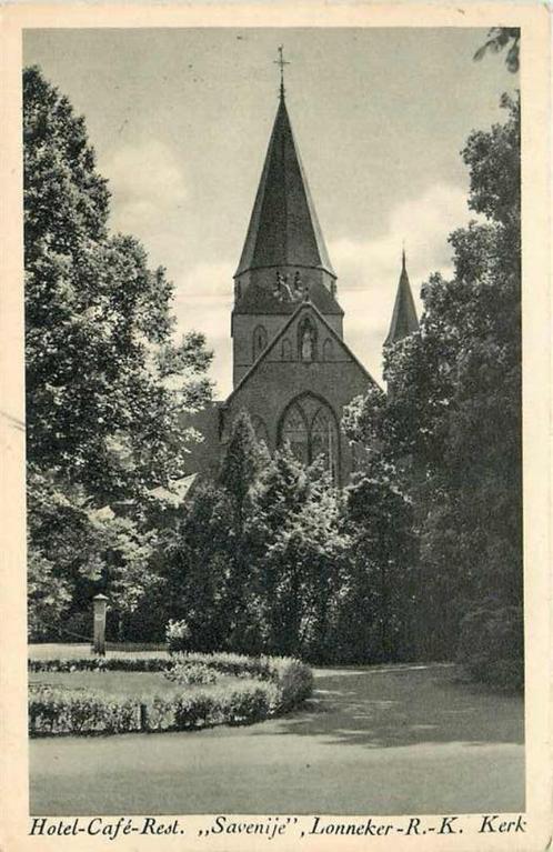 (377-709-001) Lonneker  Savenije, Verzamelen, Ansichtkaarten | Nederland, Overijssel, Verzenden