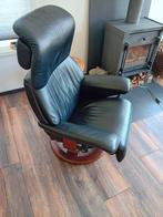 Leren stoel stressless zwart, Huis en Inrichting, Fauteuils, Ophalen, Gebruikt