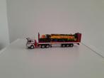 Mercedes actros Mammoet met Flatbed trailer container ., Hobby en Vrije tijd, Modelauto's | 1:50, Verzenden, Nieuw, Bus of Vrachtwagen