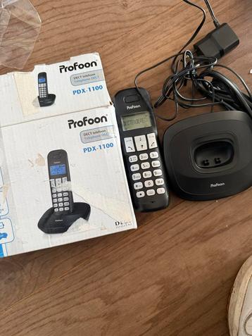 Profoon PDX 1100 - Nieuw, Draadloze DECT Telefoon beschikbaar voor biedingen