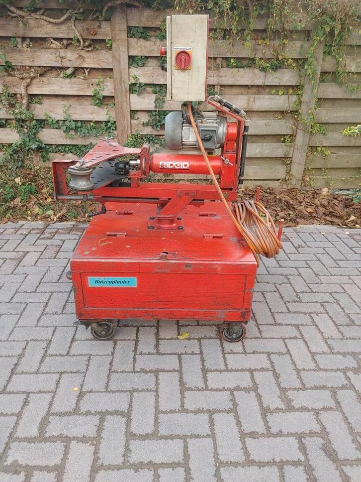 Buigpomp - RIDGID Buizerbuiger 3/8 - 2 inch, 380V, met kar, Doe-het-zelf en Verbouw, Gereedschap | Handgereedschap, Gebruikt, Ophalen