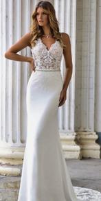 Trouwjurk Emma Charlotte, Trouwjurk, Wit, Zo goed als nieuw, Emma Charlotte