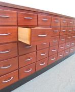Ladekast  apothekerskast  winkelkast toonbank vintage, Huis en Inrichting, Kasten | Ladekasten, Gebruikt, 5 laden of meer, 150 tot 200 cm