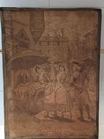 Antiek Gobelin schilderij, Antiek en Kunst, Ophalen of Verzenden