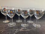 6 Leffe bierglazen, Ophalen of Verzenden, Zo goed als nieuw, Glas of Glazen, Overige merken