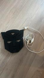 Mooie houten transformerlamp zwart, Ophalen, Gebruikt, Hout