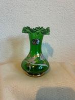 Bohemia vaas, Ophalen of Verzenden, Overige kleuren, Glas, Minder dan 50 cm