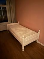 Eenpersoons bed 90x200cm, Huis en Inrichting, Slaapkamer | Bedden, Ophalen, 90 cm, Eenpersoons, Wit