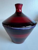 Vintage Zweeds Upsala Ekeby Bonbonniere Flame Rood 60’s, Antiek en Kunst, Ophalen of Verzenden