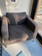 fauteuil antraciet 2x, Huis en Inrichting, Fauteuils, Ophalen, Minder dan 75 cm, Zo goed als nieuw, 75 tot 100 cm