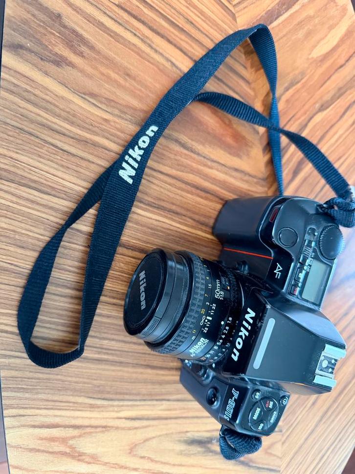 Nikon F-801s met 50mm 1.8 objectief, Audio, Tv en Foto, Fotocamera's Analoog, Gebruikt, Spiegelreflex, Nikon, Ophalen of Verzenden