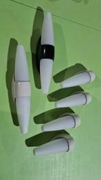 lampen Bo / Niko, bakeliet en mat opaline glas, Antiek en Kunst, Ophalen of Verzenden