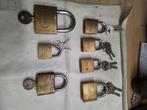 12445) hangsloten ABUS/ M LOY/ VIRO /TOP LOCK, Ophalen of Verzenden, Slot