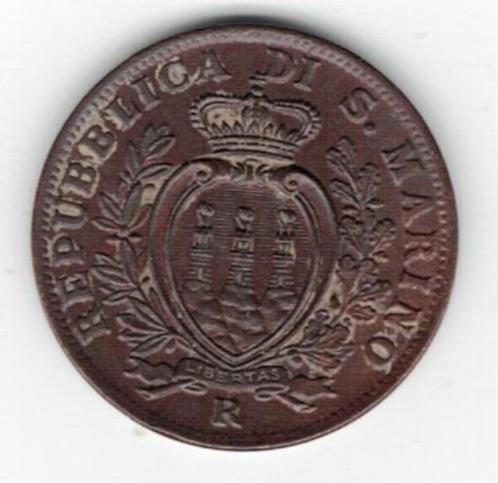 25-1760 San Marino 5 centesimi 1935, Postzegels en Munten, Munten | Europa | Niet-Euromunten, Losse munt, Overige landen, Verzenden