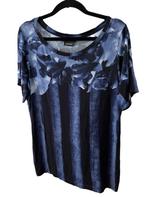 Isabel de Pedro top t-shirt paarsblauw zwart 38/40, Kleding | Dames, Tops, Maat 38/40 (M), Verzenden, Zwart, Isabel de Pedro