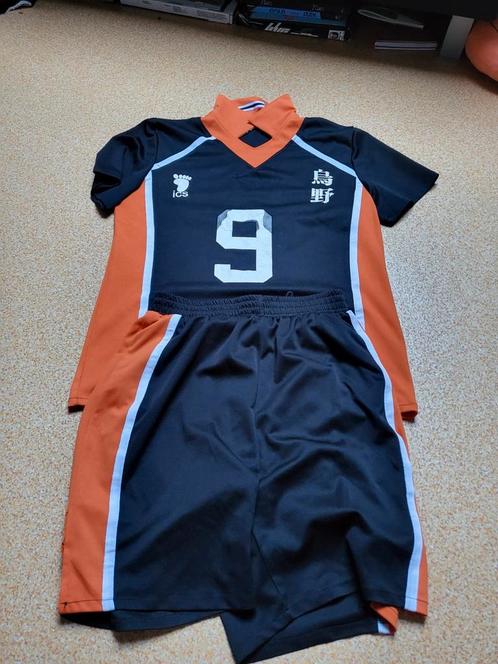 Anime/manga haikyuu! #9 jersey. Tobi kageyama. Maat L!!, Kleding | Heren, Sportkleding, Zo goed als nieuw, Algemeen, Maat 52/54 (L)