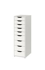 IKEA ALEX ladeblok met 9 lades, Ophalen, 5 laden of meer, Zo goed als nieuw, Minder dan 100 cm