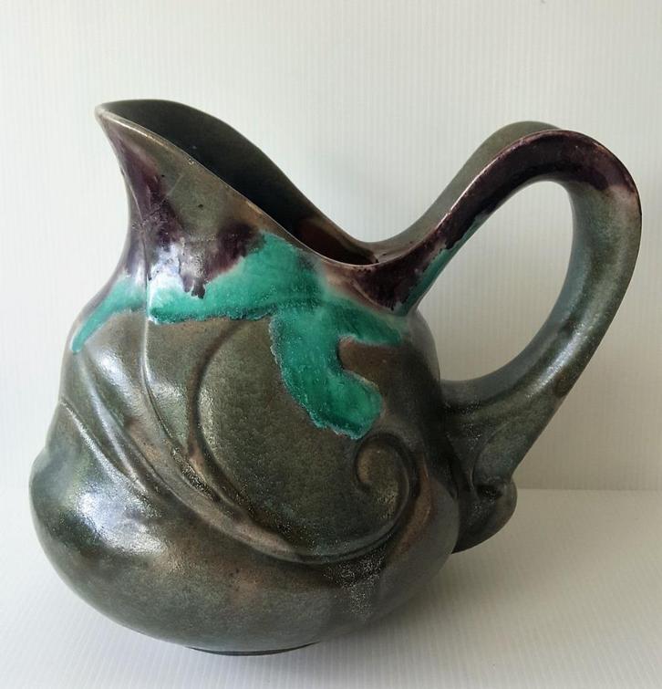 Art Deco karaf van Regina Gouda Holland decor Primula, Antiek en Kunst, Antiek | Keramiek en Aardewerk, Ophalen of Verzenden