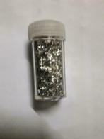 knutsel glitters , kleur zilver , in potje nieuw, Ophalen of Verzenden, Nieuw