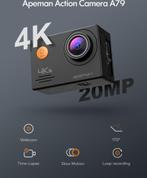 Apeman A79 Sport Action Camera 4k 20MP - 40M Waterdicht, Audio, Tv en Foto, Actiecamera's, Nieuw, Overige merken, Ophalen of Verzenden