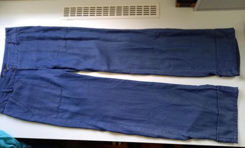 COREL pracht blauwe broek wijde pijp, maat 38-40, Kleding | Dames, Broeken en Pantalons, Zo goed als nieuw, Maat 38/40 (M), Blauw