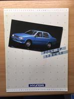 Autofolder/Brochure Hyundai  Pony  XP  16 pagina's  1986  NL, Boeken, Auto's | Folders en Tijdschriften, Nieuw, Overige merken