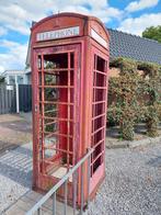 Originele Engelse gietijzeren telefooncel antiek, Ophalen, Gebruikt