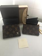 Louis Vuitton set heren portemonnee & coinbag bruin lv NIEUW, Sieraden, Tassen en Uiterlijk, Portemonnees, Verzenden, Nieuw, Bruin