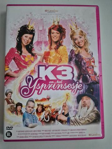 K3 en het Ijsprinsesje DVD zo goed als nieuw  beschikbaar voor biedingen