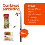 ROOFVIS SET COMPLEET EN VISKLAAR!, Watersport en Boten, Hengelsport | Roofvissen, Ophalen, Zo goed als nieuw, Complete set