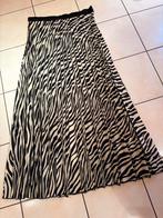 La Salle lange rok, zebra print, maat 40, Maat 38/40 (M), Verzenden, Zwart, Zo goed als nieuw
