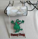 LAMPJE,ophangen,Plexiglas,snoer,schakelaar,Funny Frog, Ophalen of Verzenden, Zo goed als nieuw, Eigengemaakt