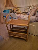 Rotan krantenbak/bijzettafel, Ophalen, Vintage