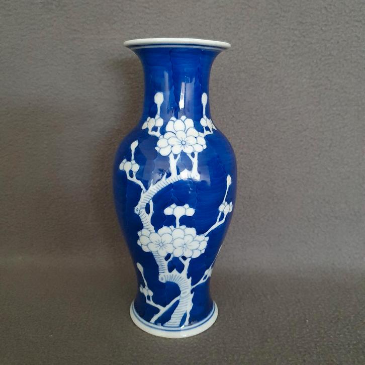 Chinees porselein - cracked ice vaasje - 20,5 cm - gaaf, Antiek en Kunst, Antiek | Porselein, Ophalen of Verzenden