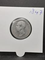 1/2 gulden 1847 Koning Willem II, Postzegels en Munten, Munten | Nederland, ½ gulden, Zilver, Ophalen of Verzenden, Losse munt