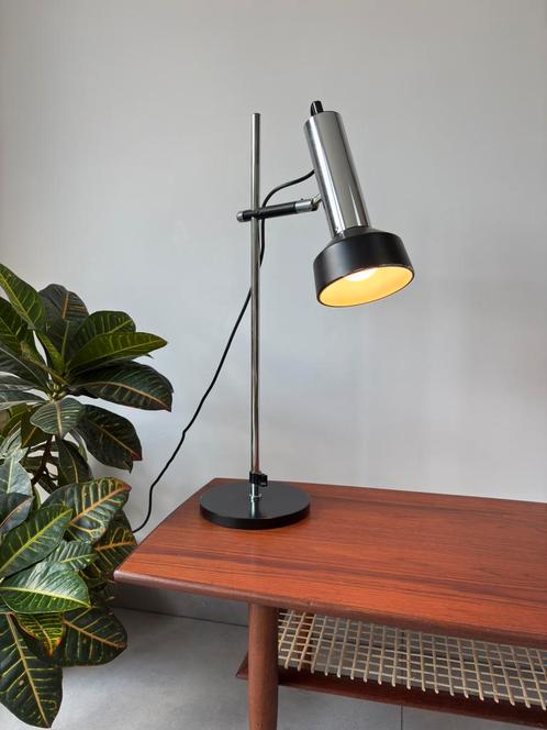 Vintage Tafellamp Staff Leuchten Jaren 70, Huis en Inrichting, Lampen | Tafellampen, Zo goed als nieuw, 50 tot 75 cm, Metaal, Ophalen