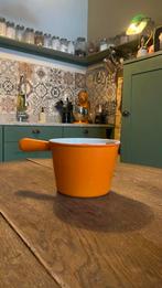 Le Creuset steelpan, Huis en Inrichting, Keuken | Potten en Pannen, Ophalen, Gebruikt, Gietijzer, Koekenpan of Braadpan