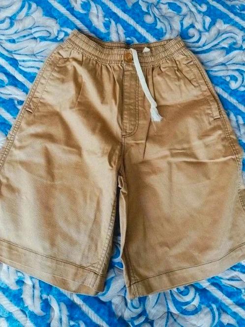 Marni unisex cotton wide-leg boxy beige shorts. Size XS, Kleding | Dames, Broeken en Pantalons, Nieuw, Maat 34 (XS) of kleiner