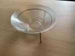Glazen schaal op standaard met nog wat kerstspulletjes, Ophalen of Verzenden, Gebruikt