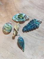 5 glazen hangers - Opruiming!, Hobby en Vrije tijd, Kralen en Sieraden maken, Ophalen of Verzenden, Nieuw, Hanger