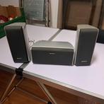 Sony speakerset, L+R+center., Audio, Tv en Foto, Luidsprekers, Ophalen of Verzenden, Gebruikt, 60 tot 120 watt, Sony