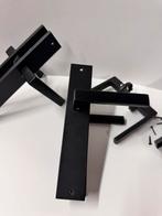 INTERSTEEL Deurkrukken Hera op blindschild zwart mat, Doe-het-zelf en Verbouw, Hang- en Sluitwerk, Ophalen of Verzenden, Zo goed als nieuw